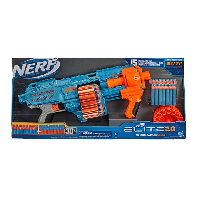 Помпова зброя - Бластер іграшковий Nerf Elite 2.0 Shockwave RD 15 (E9527)#4