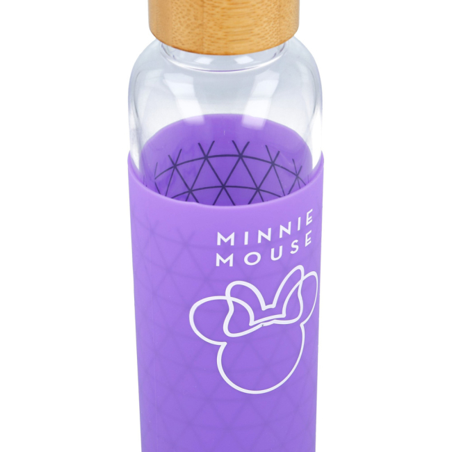 Пляшки для води - Пляшка для води Stor Disney Мінні Маус 585 мл скляна (Stor-00255)#2