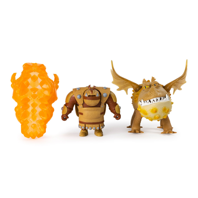 Фігурки персонажів - Набір Dragons Як приборкати дракона 3 Дракон Сарделька та вершник Рибоніг (SM66621/6356)#2