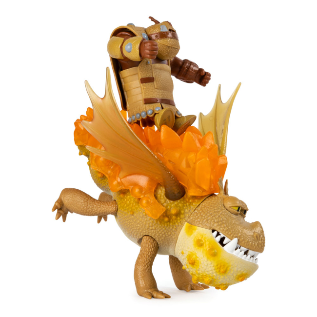 Фігурки персонажів - Набір Dragons Як приборкати дракона 3 Дракон Сарделька та вершник Рибоніг (SM66621/6356)#3