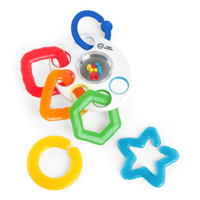 Брязкальця, прорізувачі - Брязкальце-прорізувач Baby Einstein Color learning links (12355) (74451123557)#2