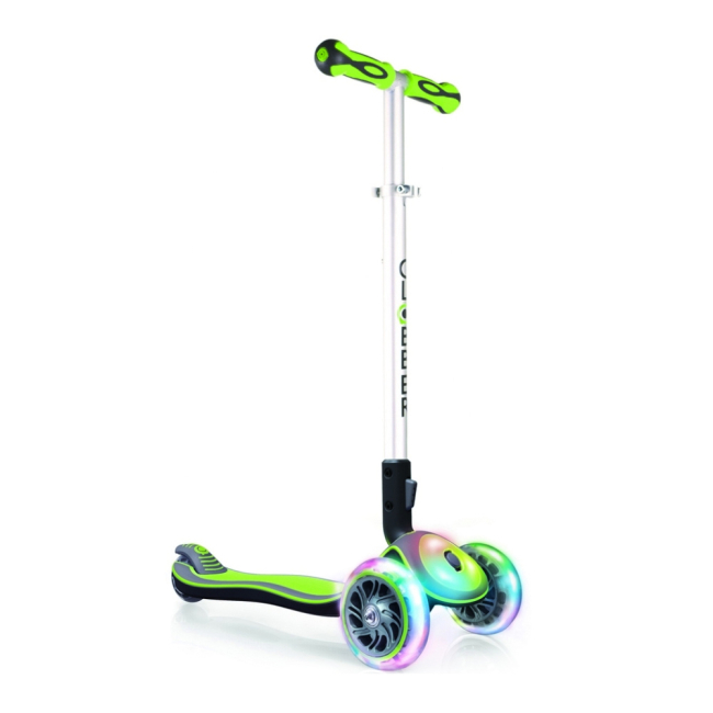 Самокати - Самокат Globber Elite зелено-сірий з підсвічуванням (449-106-3)#2