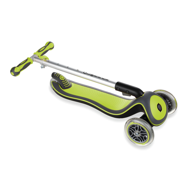 Самокати - Самокат Globber Elite зелено-сірий з підсвічуванням (449-106-3)#3
