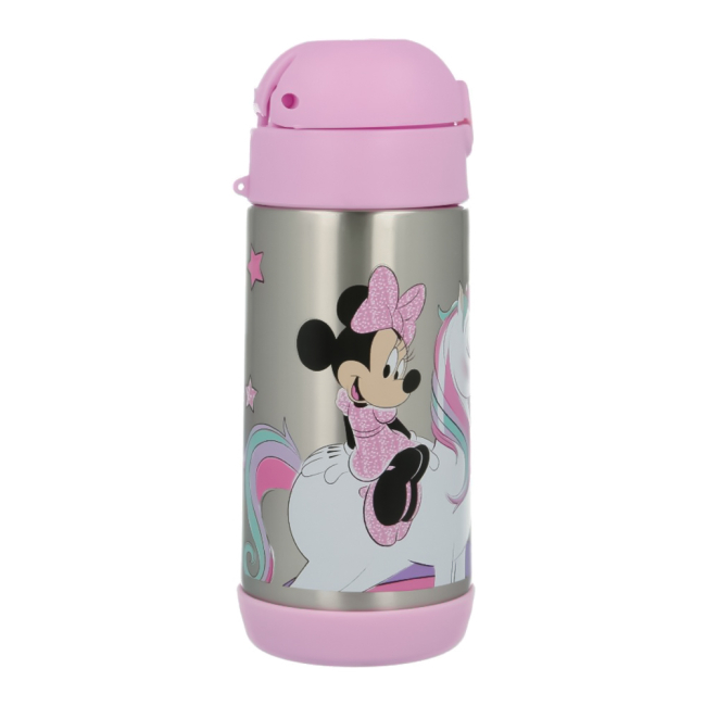 Пляшки для води - Пляшка для води Stor Disney Мінні Маус і єдиноріг 360 мл нержавіюча сталь (Stor-18860)#2