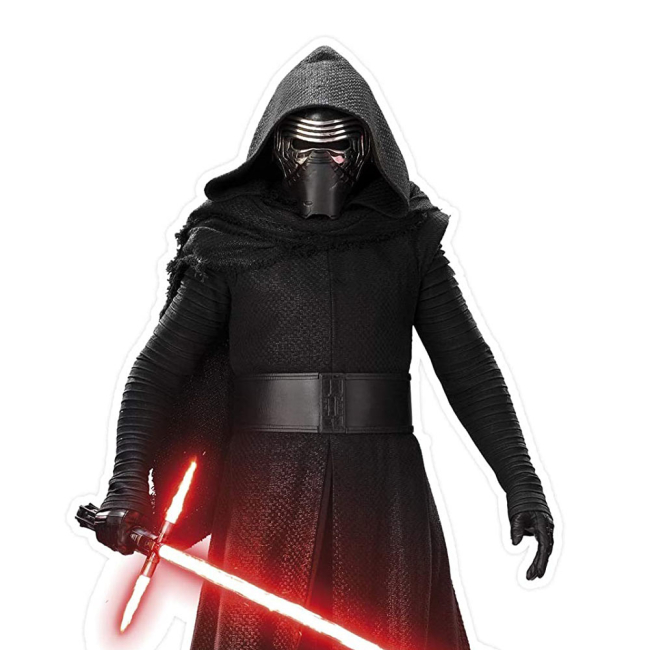 Скретч-карти і постери - Інтер'єрна наклейка ABYstyle Star Wars Кайло Рен (ABYDCO339)#2