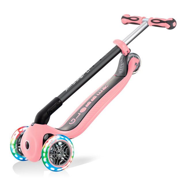 Самокати - Самокат Globber Go up deluxe lights 5 в 1 пастельно-рожевий (646-210)#3