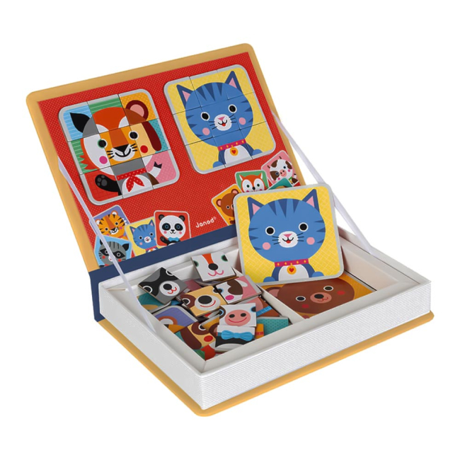 Навчальні іграшки - Магнітна книга Janod Мікс тварин (J02587)#2