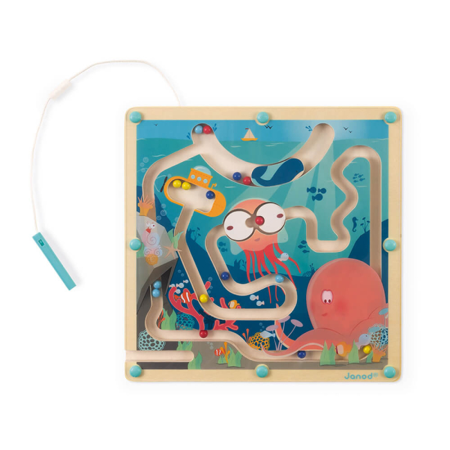 Настільні ігри - Магнітний лабіринт Janod Океан (J05312)#3