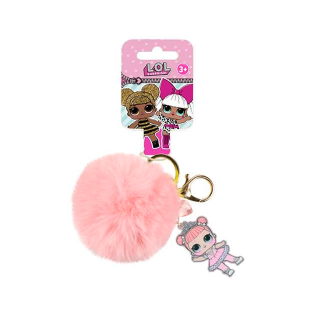 Брелоки - Брелок Cerda Acrilico pom-pom LOL в асортименті (CERDA-2600000564)#3