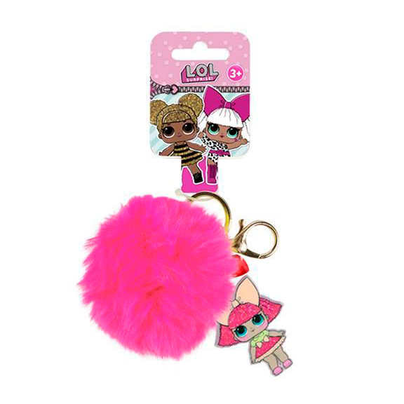 Брелоки - Брелок Cerda Acrilico pom-pom LOL в асортименті (CERDA-2600000564)#5