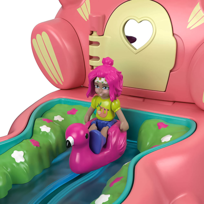 Ляльки - Набір Polly Pocket Покрути та відкрий Тропічний лінивець (GTM56/GTM59)#4