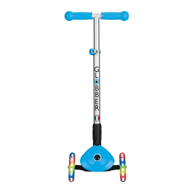 Самокати - Самокат Globber Primo foldable lights блакитний (432-101-2)#2