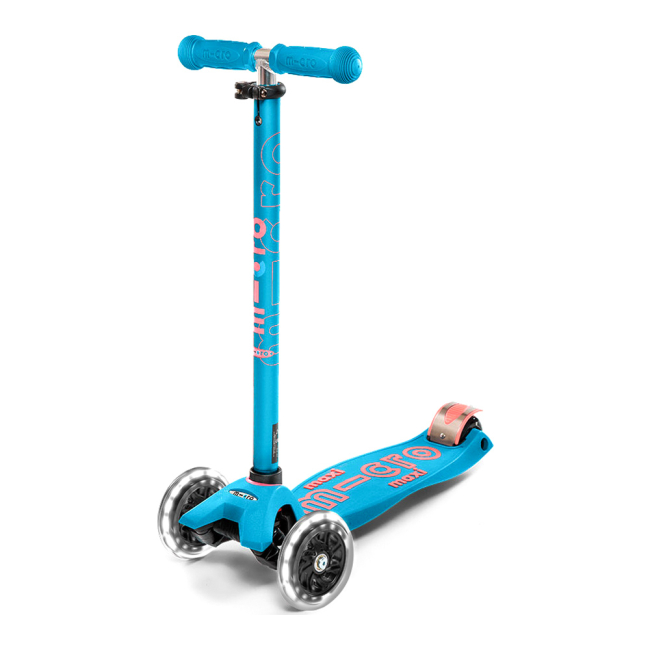 Самокати - Самокат Micro Maxi deluxe led аква (MMD078)#2