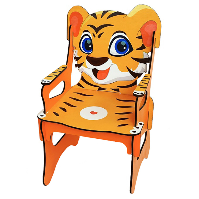 Дитячі меблі - Стілець дитячий Tatev Тигр дерев'яний (4820231170510)#2