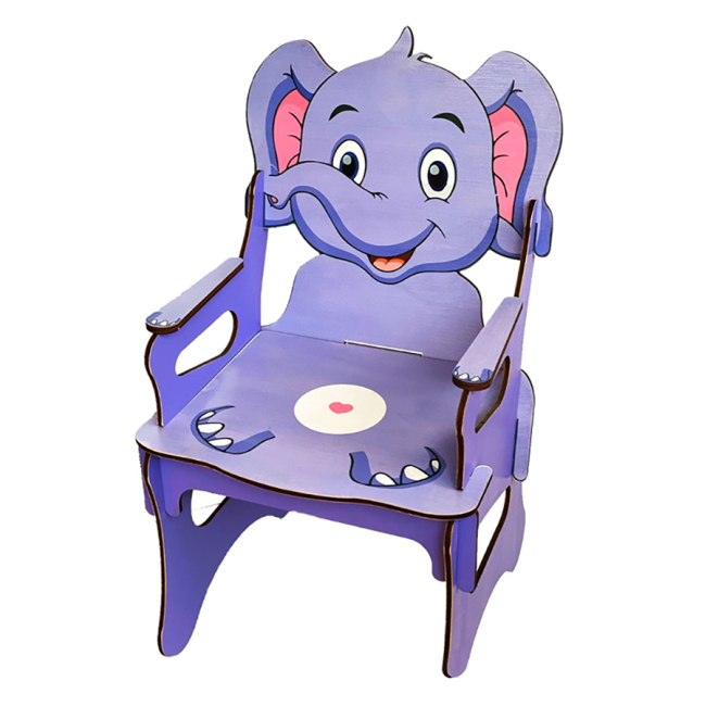 Дитячі меблі - Стілець дитячий Tatev Слон дерев'яний (4820231170534)#3