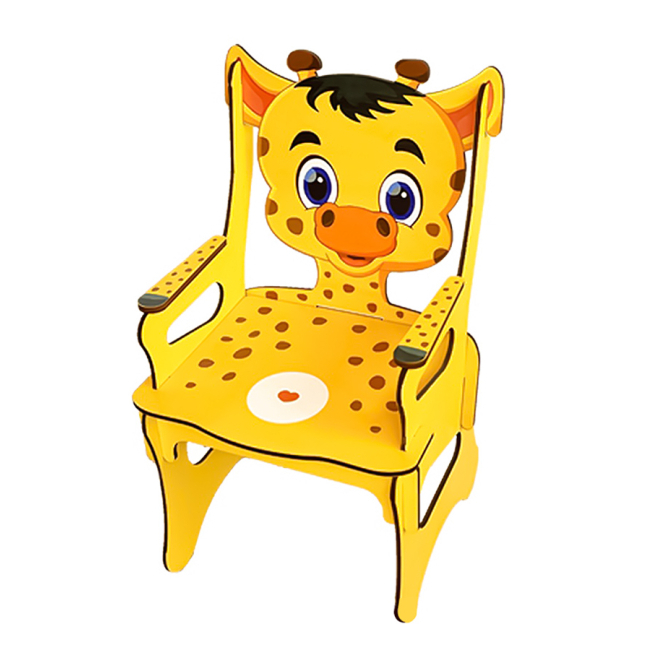 Дитячі меблі - Стілець дитячий Tatev Жираф дерев'яний (4820231170541)#3