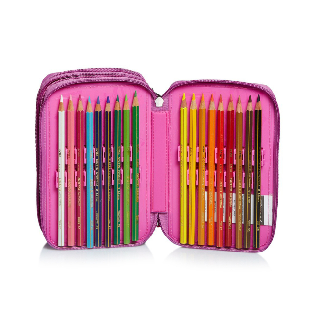 Пенали та гаманці - Пенал із наповненням Seven 3 Сompartments Love songs (301012010406)#3