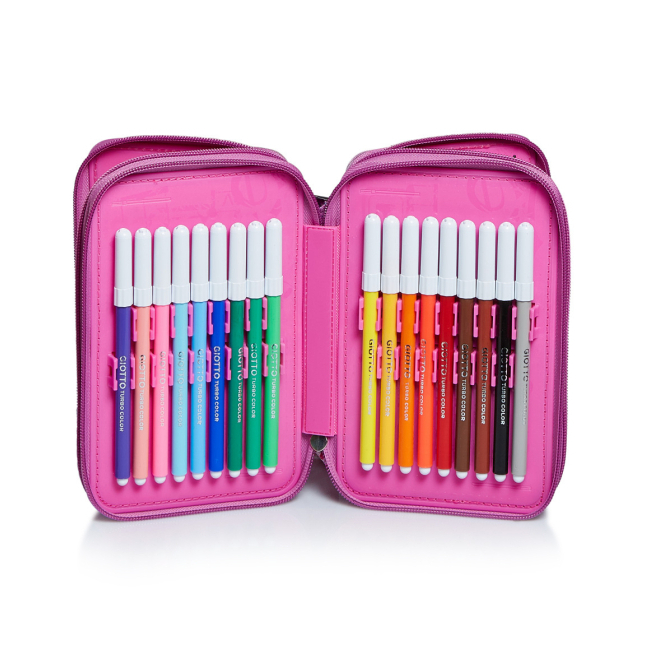 Пенали та гаманці - Пенал із наповненням Seven 3 Сompartments Love songs (301012010406)#4