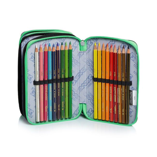 Пенали та гаманці - Пенал із наповненням Seven 3 Сompartments Alpha beat (301012012899)#4