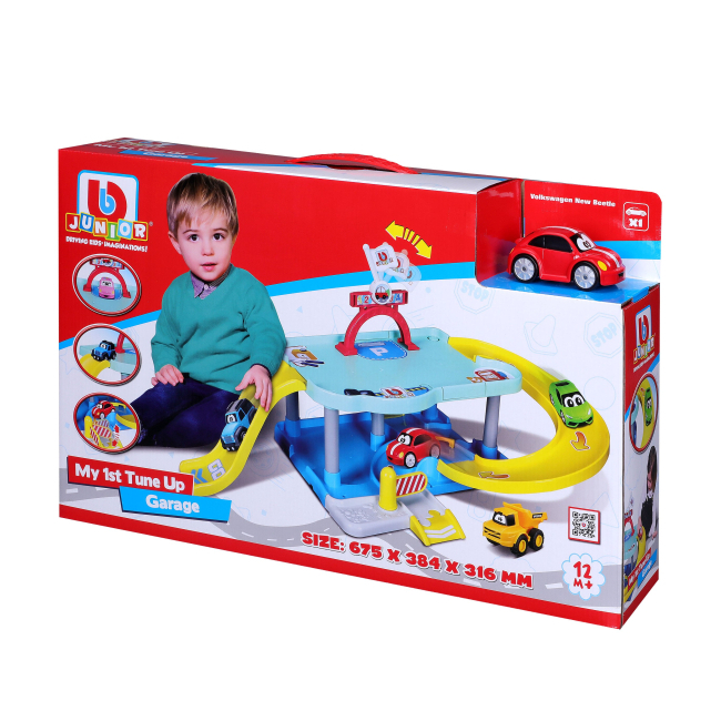 Паркінги і гаражі - Ігровий набір Bb Junior Volkswagen New Beetle (16-88611)#3