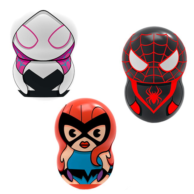 Дзиги та бойові арени - Ігровий набір Marvel Wooblies Магнітні фігурки з пусковим пристроєм в блістері 3 шт (WBM011) #2