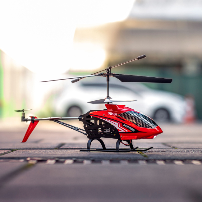 Радіокеровані моделі - Іграшковий гелікоптер Syma S39Н червоний (S39H/S39H-1)#7