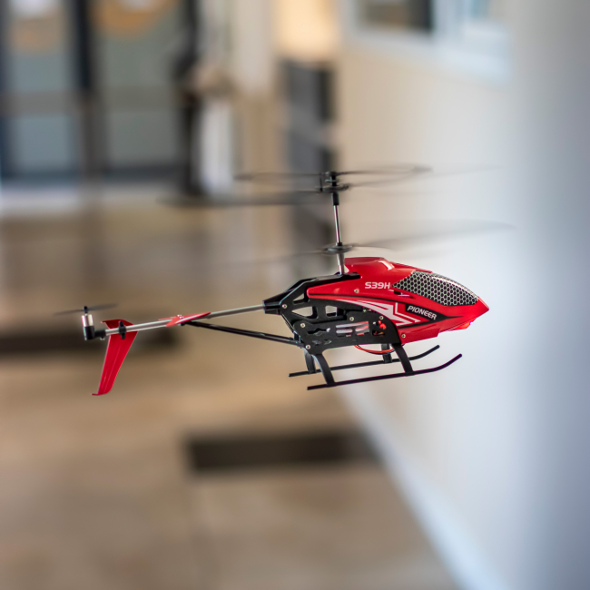 Радіокеровані моделі - Іграшковий гелікоптер Syma S39Н червоний (S39H/S39H-1)#8