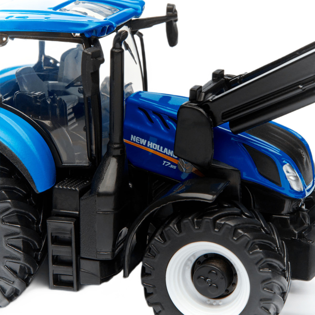 Транспорт і спецтехніка - Трактор Bburago Farm New holland синій (18-31632)#3