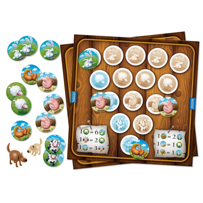 Настільні ігри - Настільна гра Granna Суперфермер 3 в 1 (84085)#2