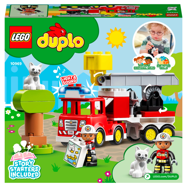 Конструктори LEGO - Конструктор LEGO DUPLO Реск'ю Пожежна машина (10969)#3