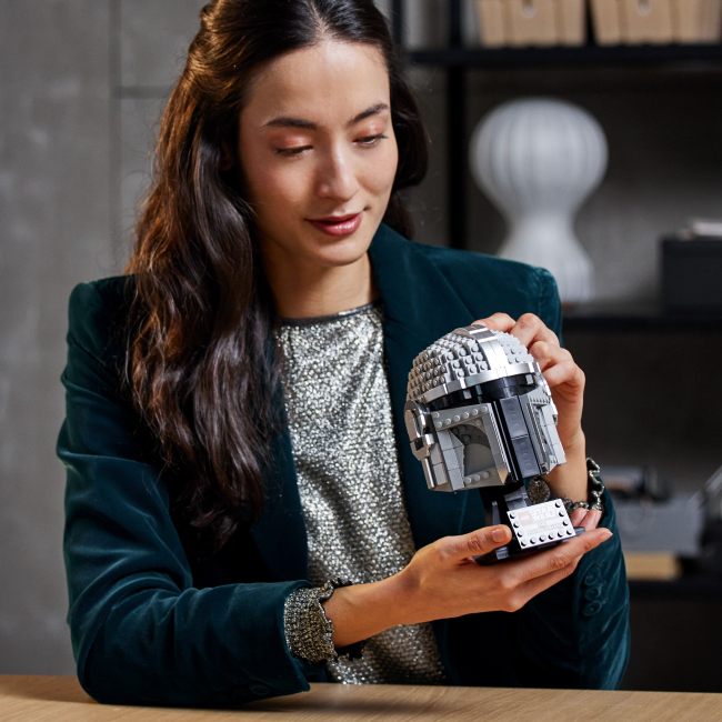 Конструктори LEGO - Конструктор LEGO Star Wars Шолом Мандалоріанця (75328)#7