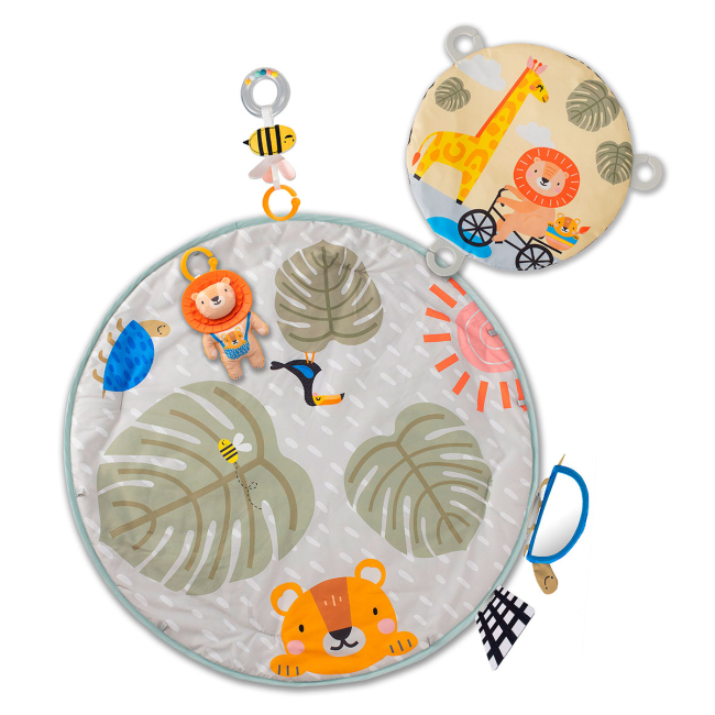 Розвивальні килимки - Развивальний килимок Taf Toys Савана Пригоди на 360 музичний (12785)#4