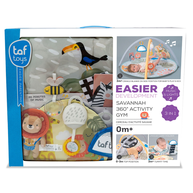 Розвивальні килимки - Развивальний килимок Taf Toys Савана Пригоди на 360 музичний (12785)#7