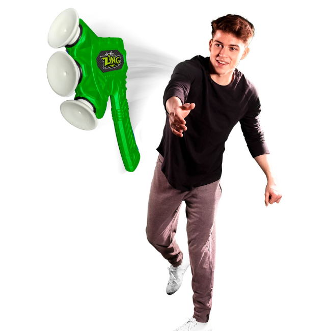 Холодна й метальна зброя - Іграшкова сокира ZING Air storm Zax зелена (ZG508G)#4