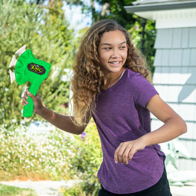 Холодна й метальна зброя - Іграшкова сокира ZING Air storm Zax зелена (ZG508G)#5