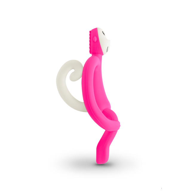 Брязкальця, прорізувачі - Прорізувач Matchistick Monkey Мавпочка рожевий (MM-T-003)#2