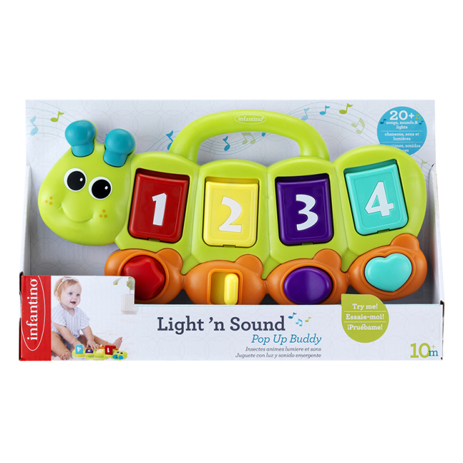 Розвивальні іграшки - Розвивальна іграшка Infantino Гусениця (315092)#3