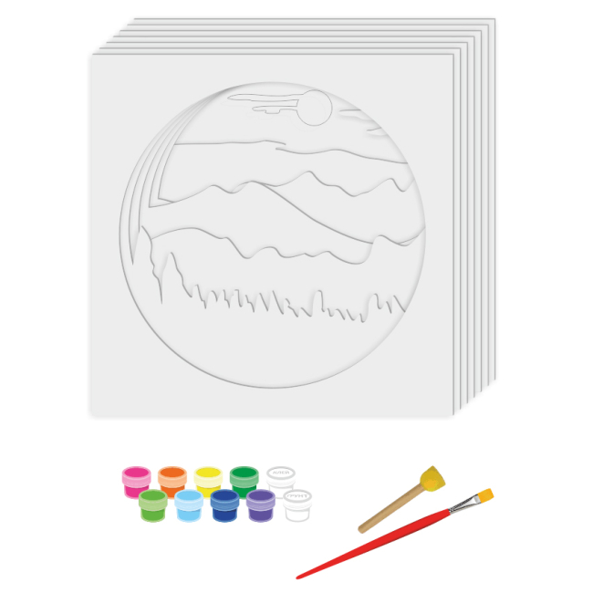 Набори для творчості - 3D картина Rosa Talent Пейзаж Гори 2 30 х 30 см (N0003509)#3