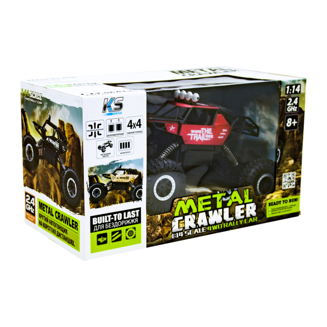 Радіокеровані моделі - Машинка Sulong Toys Off-road Crawler Where the trail ends на радіокеруванні 1:14 червоний (SL-121RHMR)#8