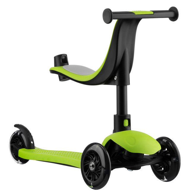 Самокати - Самокат Miqilong Alamo 3 в 1 зелений (ALAMO-125-GREEN)#3