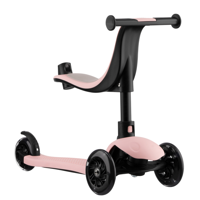 Самокати - Самокат Miqilong Alamo 3 в 1 рожевий (ALAMO-125-PINK)#3