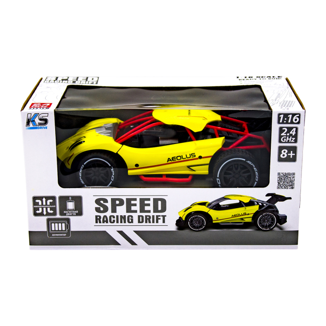 Радіокеровані моделі - Автомобіль Sulong Toys Speed racing drift Aeolus жовтий (SL-284RHY)#6
