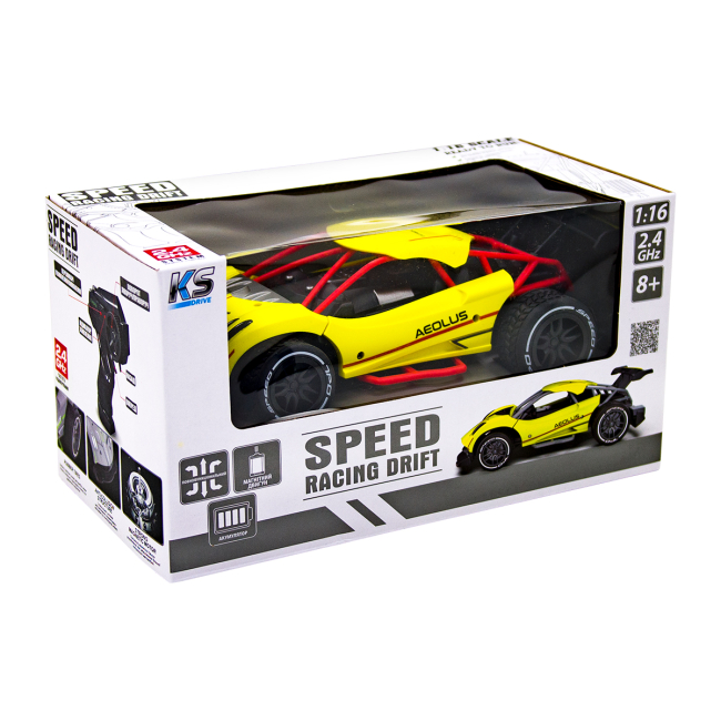Радіокеровані моделі - Автомобіль Sulong Toys Speed racing drift Aeolus жовтий (SL-284RHY)#7