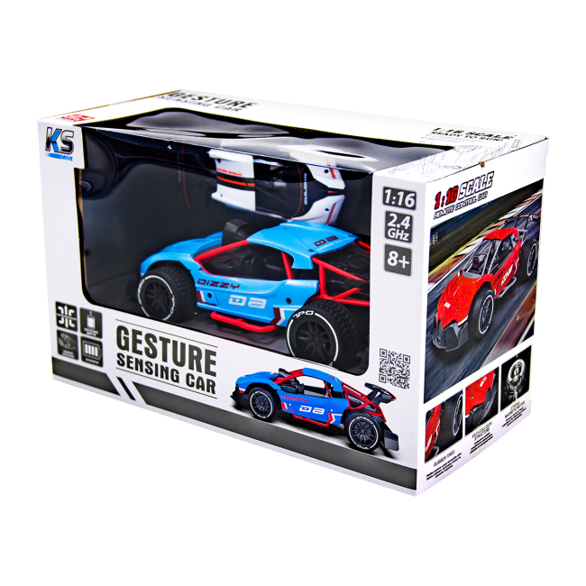 Радіокеровані моделі - Автомобіль Sulong Toys Gesture sensing Dizzy блакитний (SL-285RHB)#8