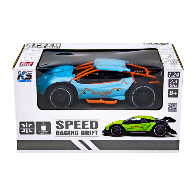 Радіокеровані моделі - Автомобіль Sulong Toys Speed racing drift Red sing блакитний (SL-292RHB)#6