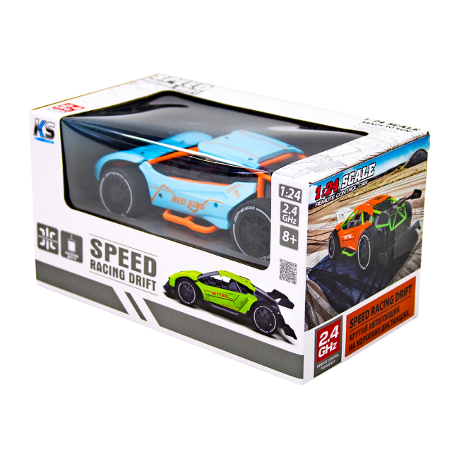 Радіокеровані моделі - Автомобіль Sulong Toys Speed racing drift Red sing блакитний (SL-292RHB)#8