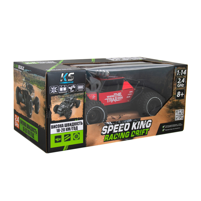 Радіокеровані моделі - Автомобіль Sulong Toys Off-road crawler rase матовий червоний (SL-309RHMR)#7