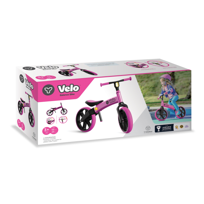 Біговели - Біговел YVolution YVelo рожевий (N101054)#2