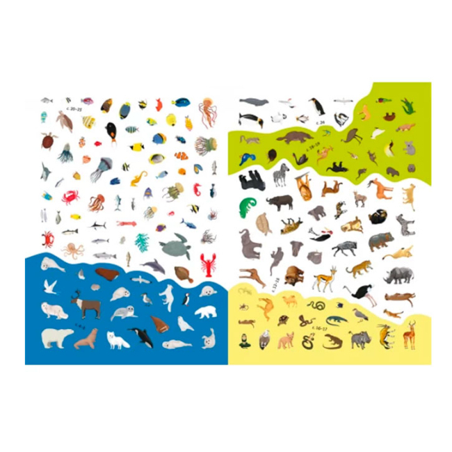 Розмальовки та актівітібуки (2-6 років) - Книжка з наліпками «Тварини» (9789669871657)#2