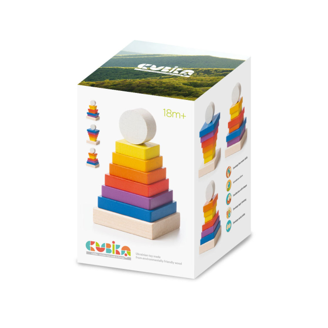 Розвивальні іграшки - Пірамідка Cubika LD-14 (15269)#2